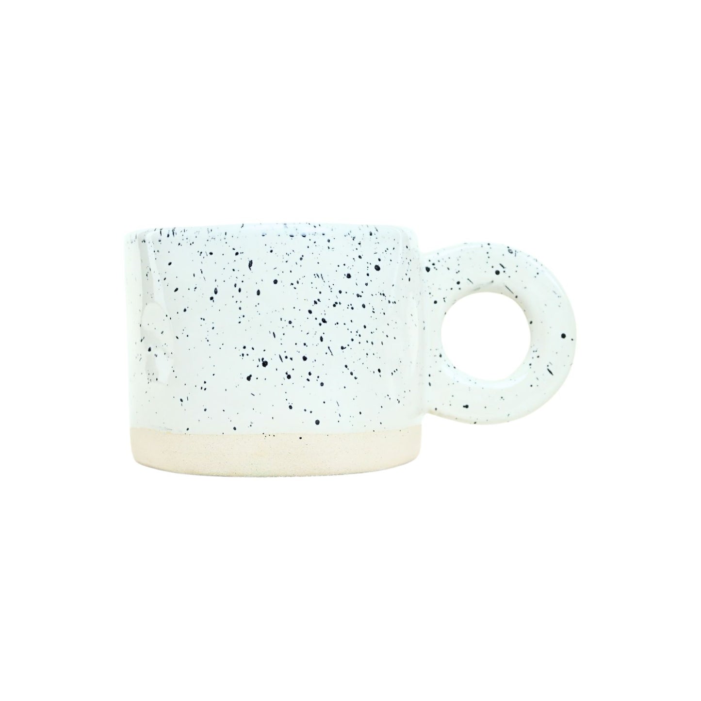 Taza de Cerámica Estilo Coreano 250 ml Blanco