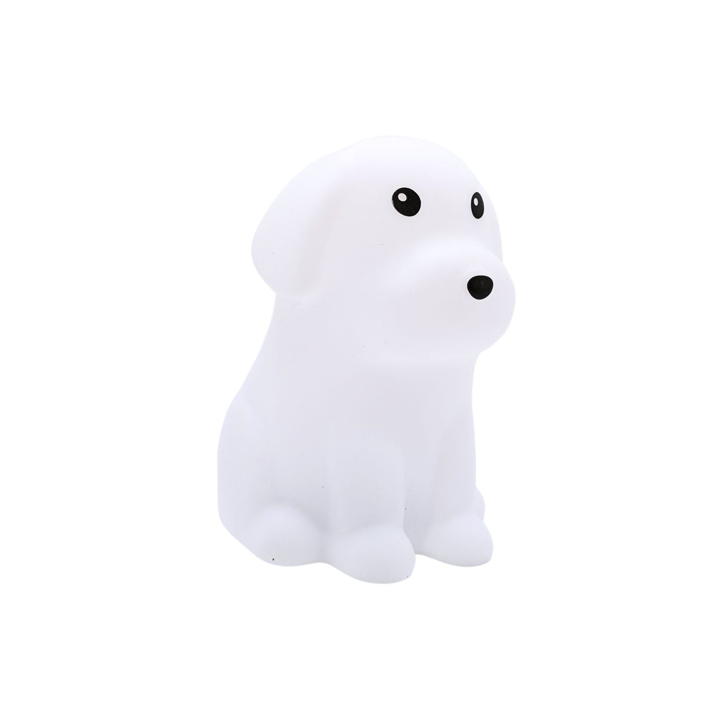 Lámpara de Noche de Silicona LED RGB Squishy Perrito