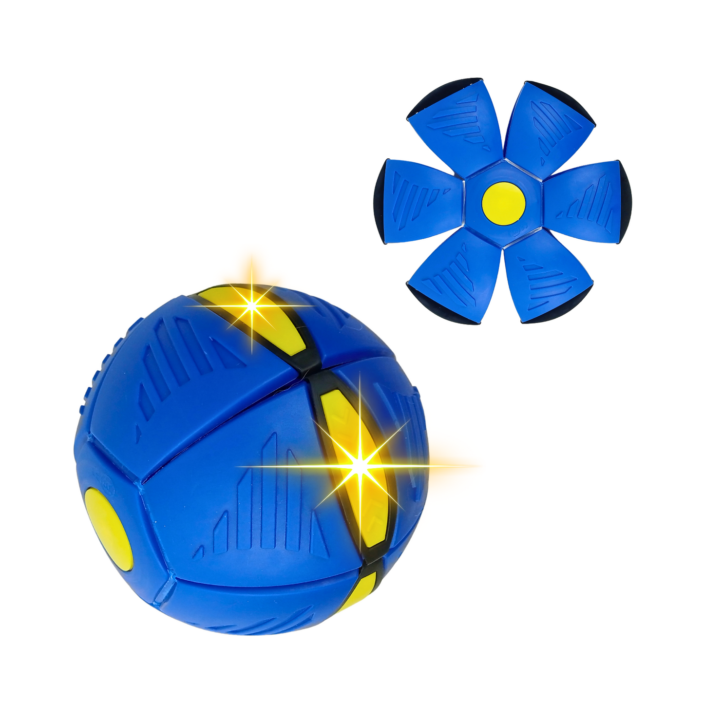 Frisbee Pelota Mágica Con Luz Led Azul