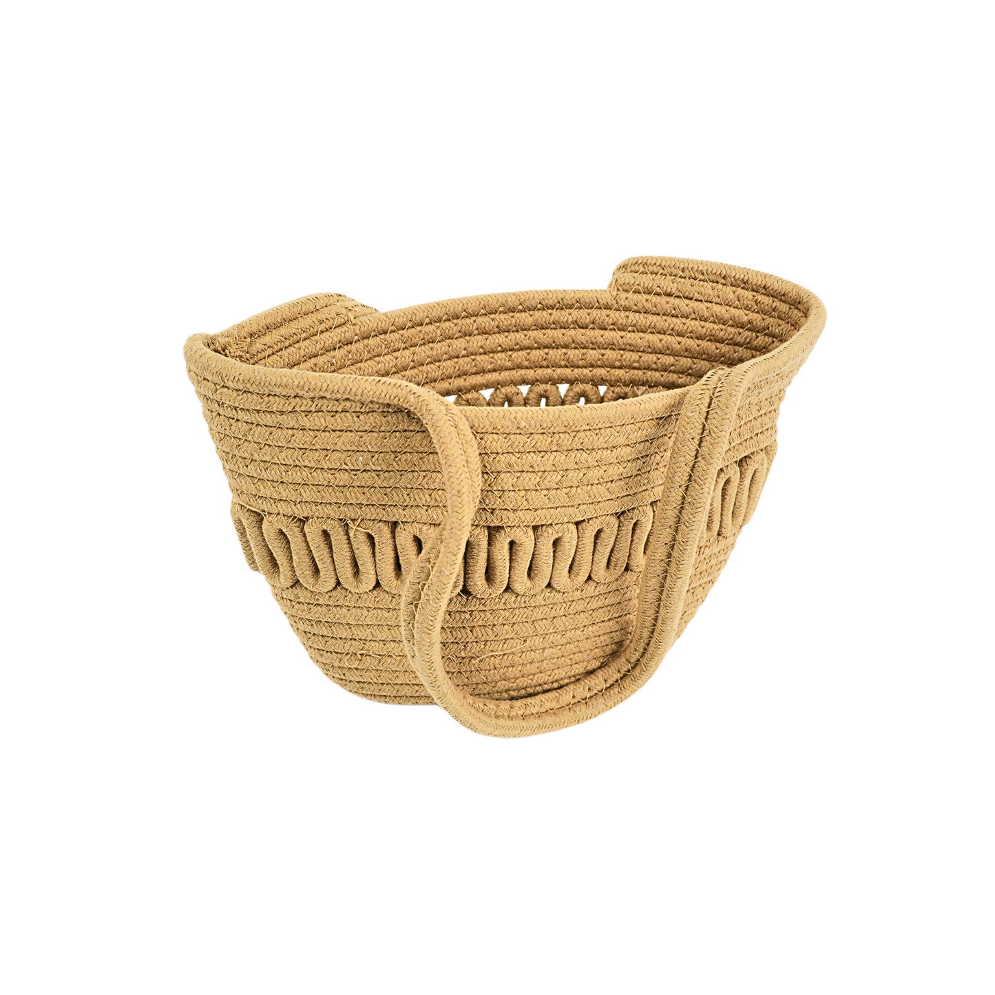 Bolso De Playero Casual Tejido Yute Algodón Marrón