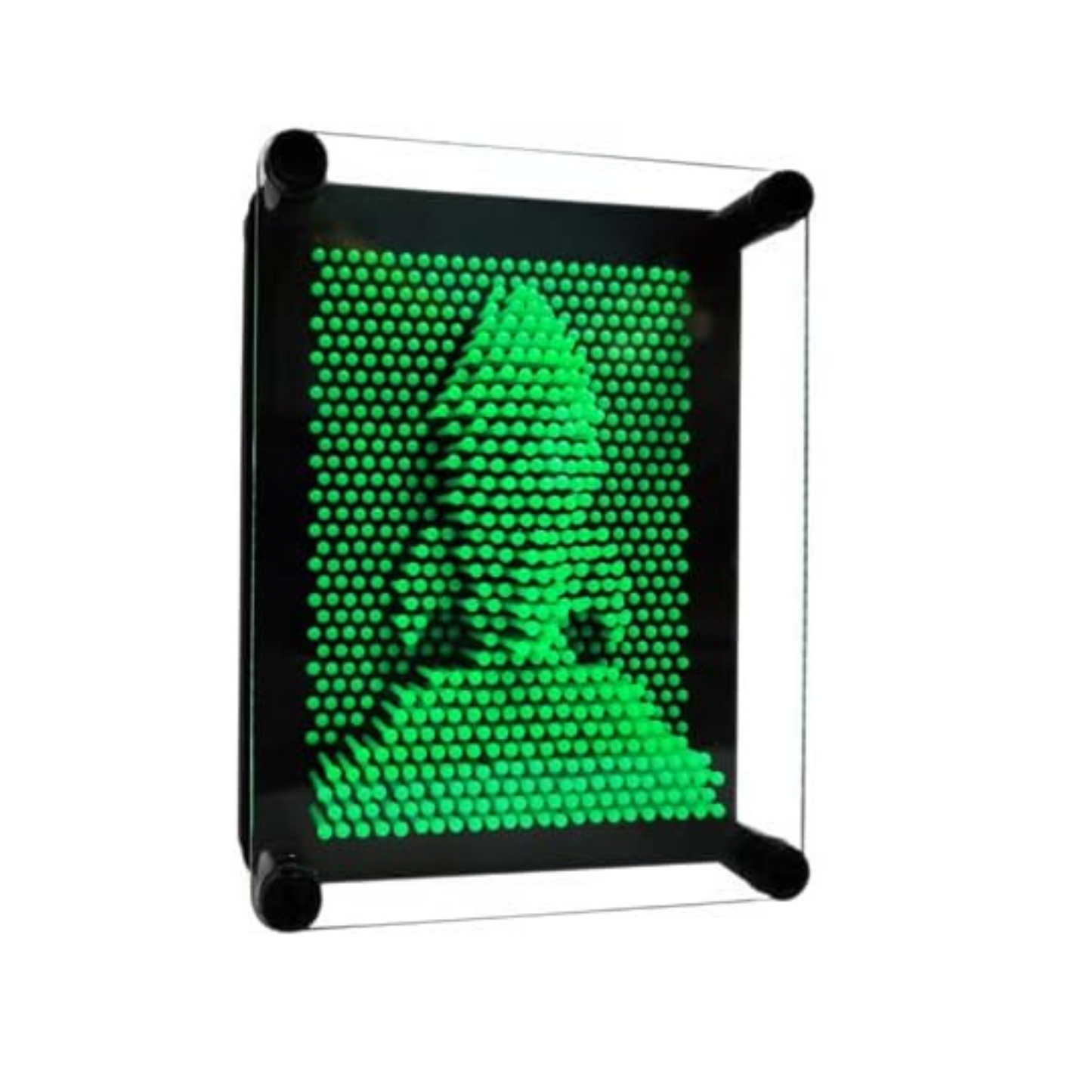 Juego Pin Art 3D Molde Didáctico Verde