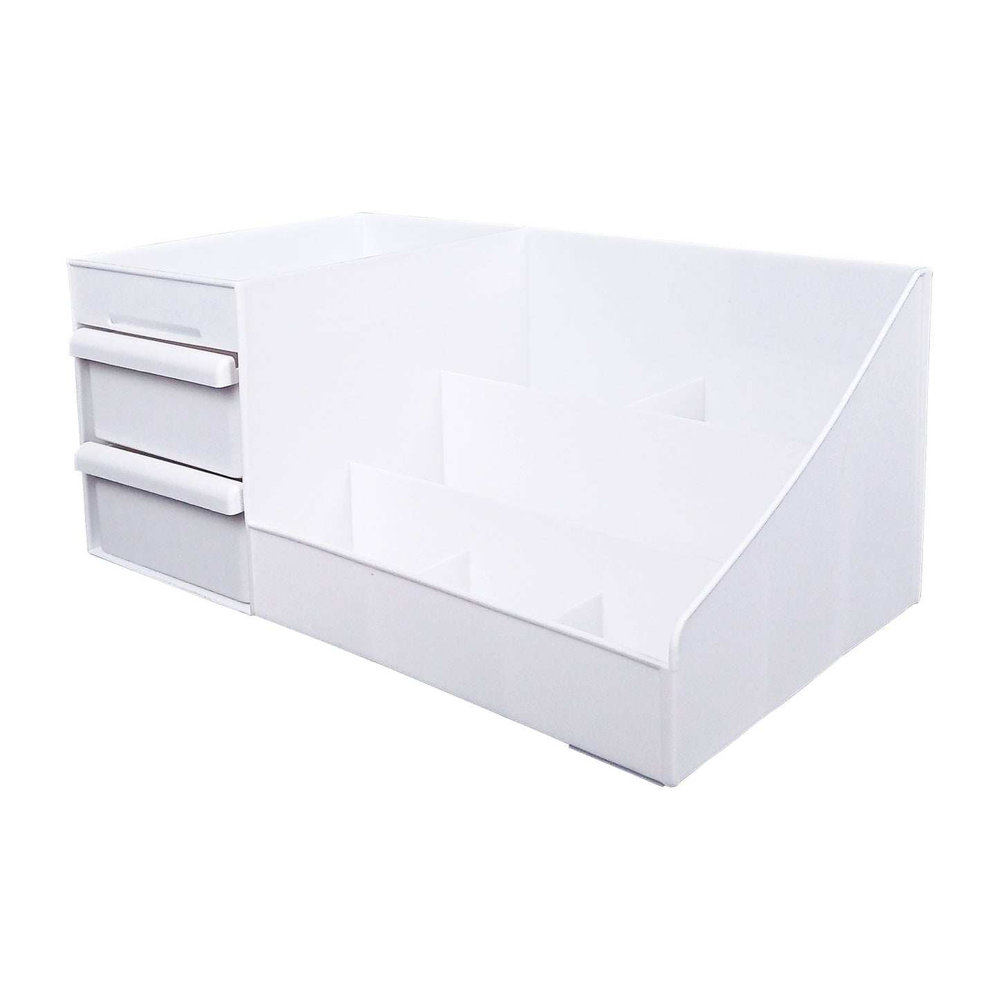 Cajas Organizadoras Multiusos Escritorio 3 Cajones Blanco
