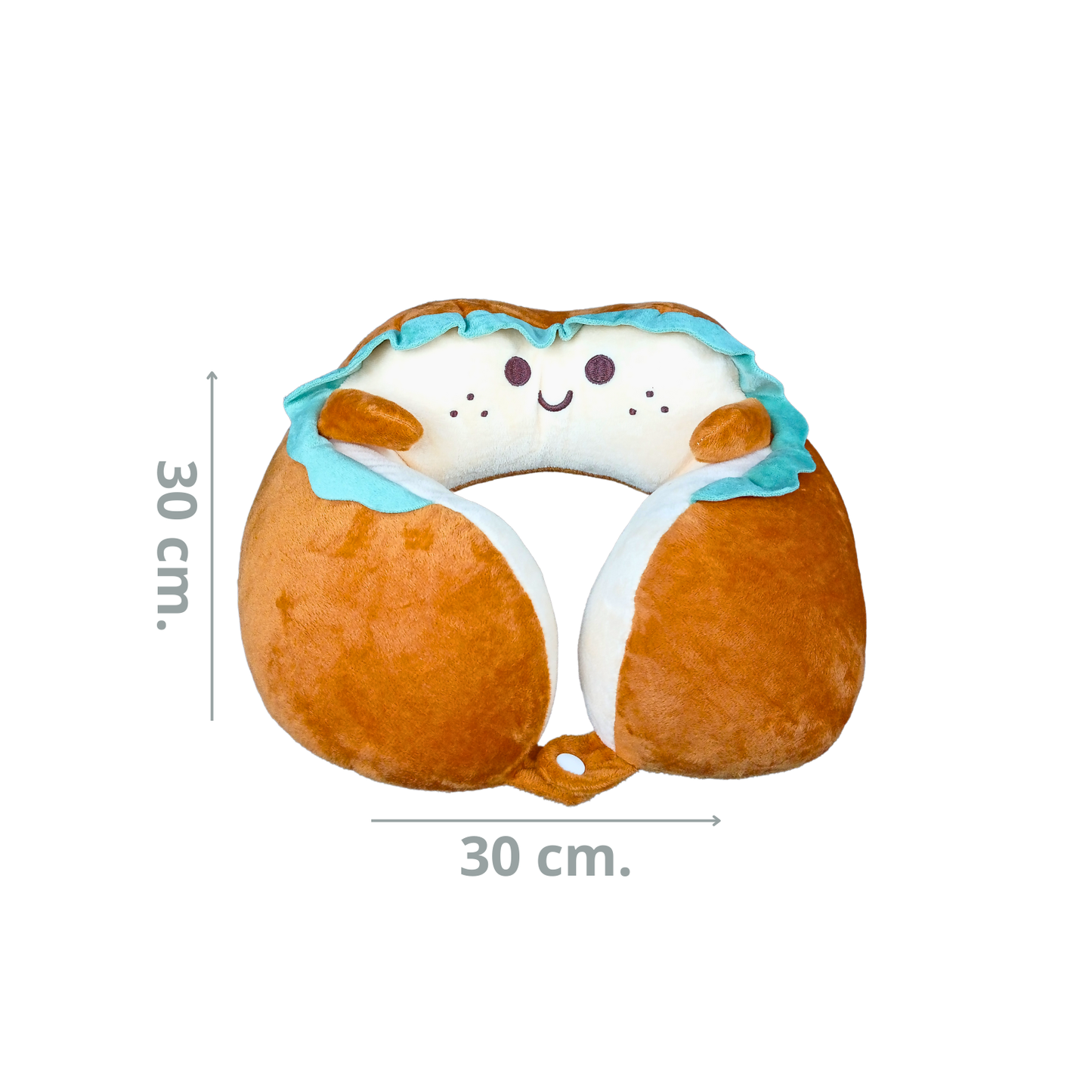 Cojín Cervical Cute Para Viaje Oficina Hogar Tostada