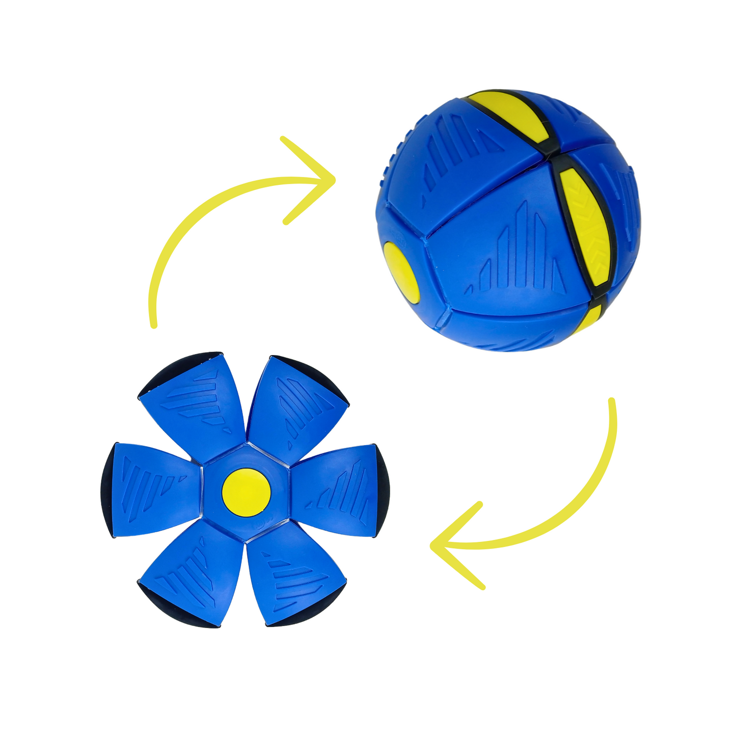 Frisbee Pelota Mágica Con Luz Led Azul
