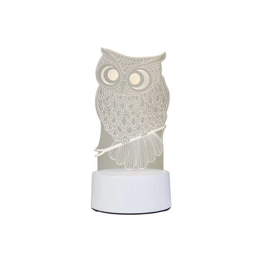 Lámpara LED De Mesa 3D USB Luz Buho