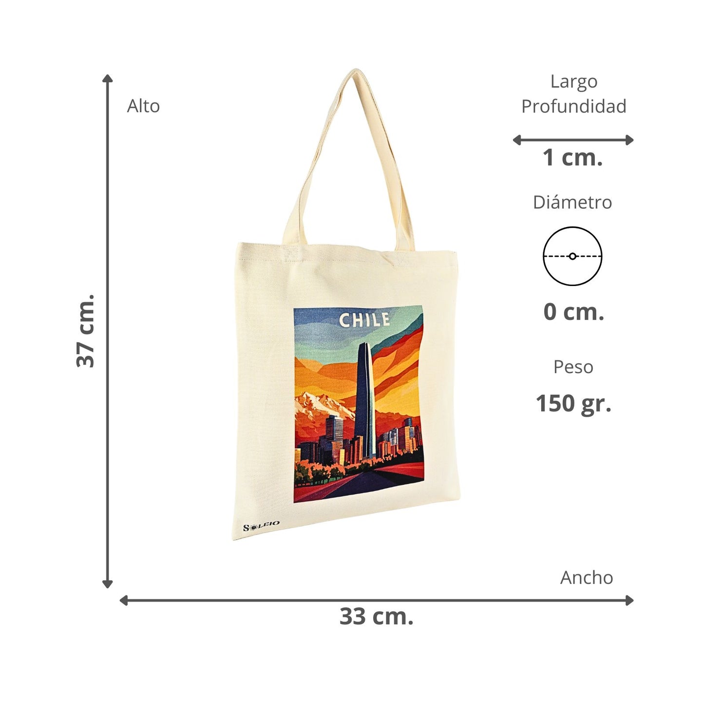 Bolsa de Lona Ecológica Costanera Center