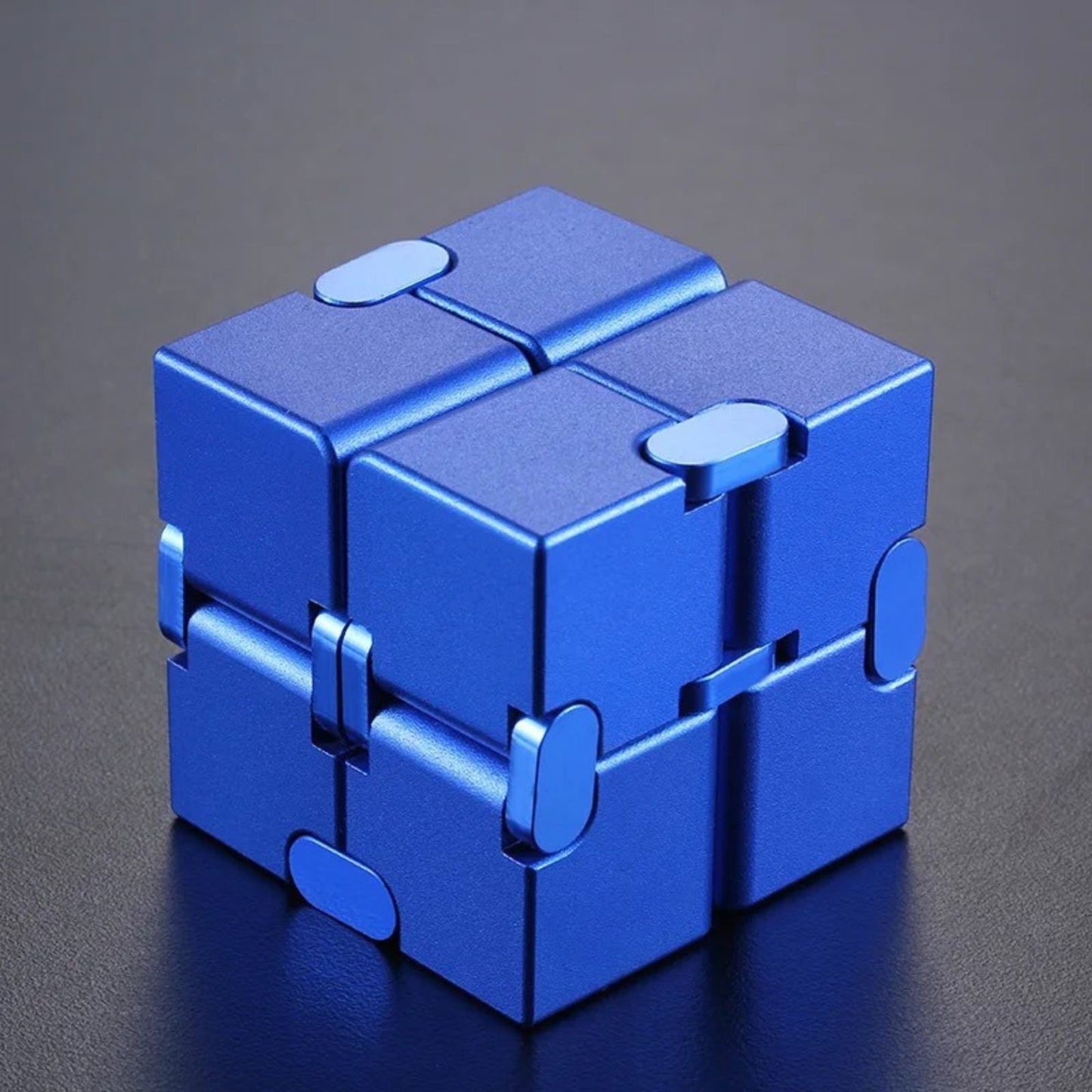 Juguete Fidget Cube Infinito Anti Estrés Azul