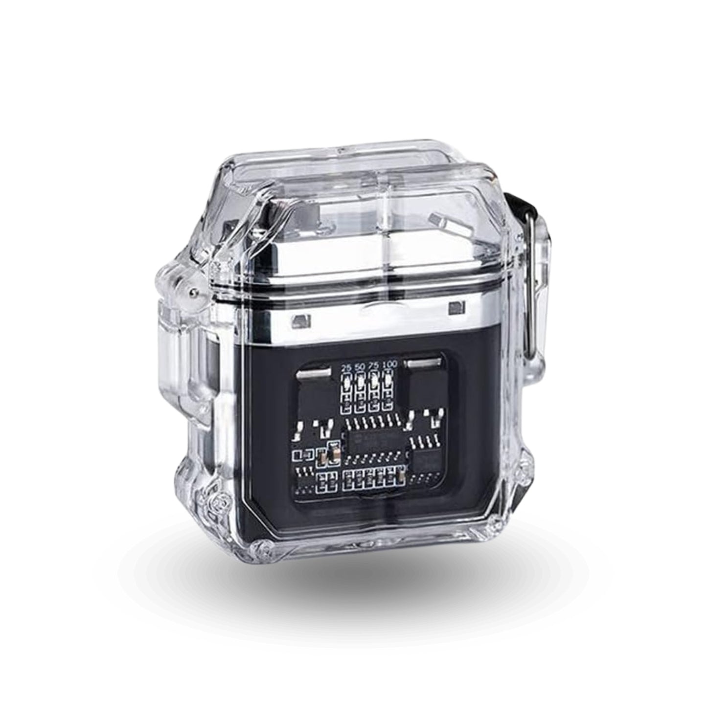 Encendedor de Plasma Doble Arco Recargable Negro