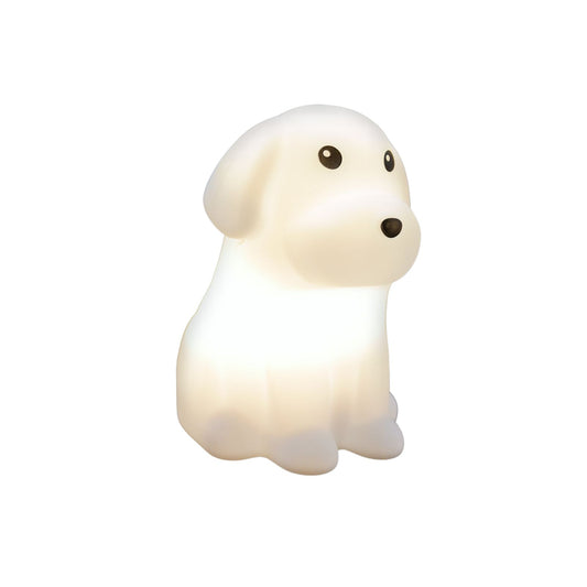 Lámpara de Noche de Silicona LED RGB Squishy Perrito