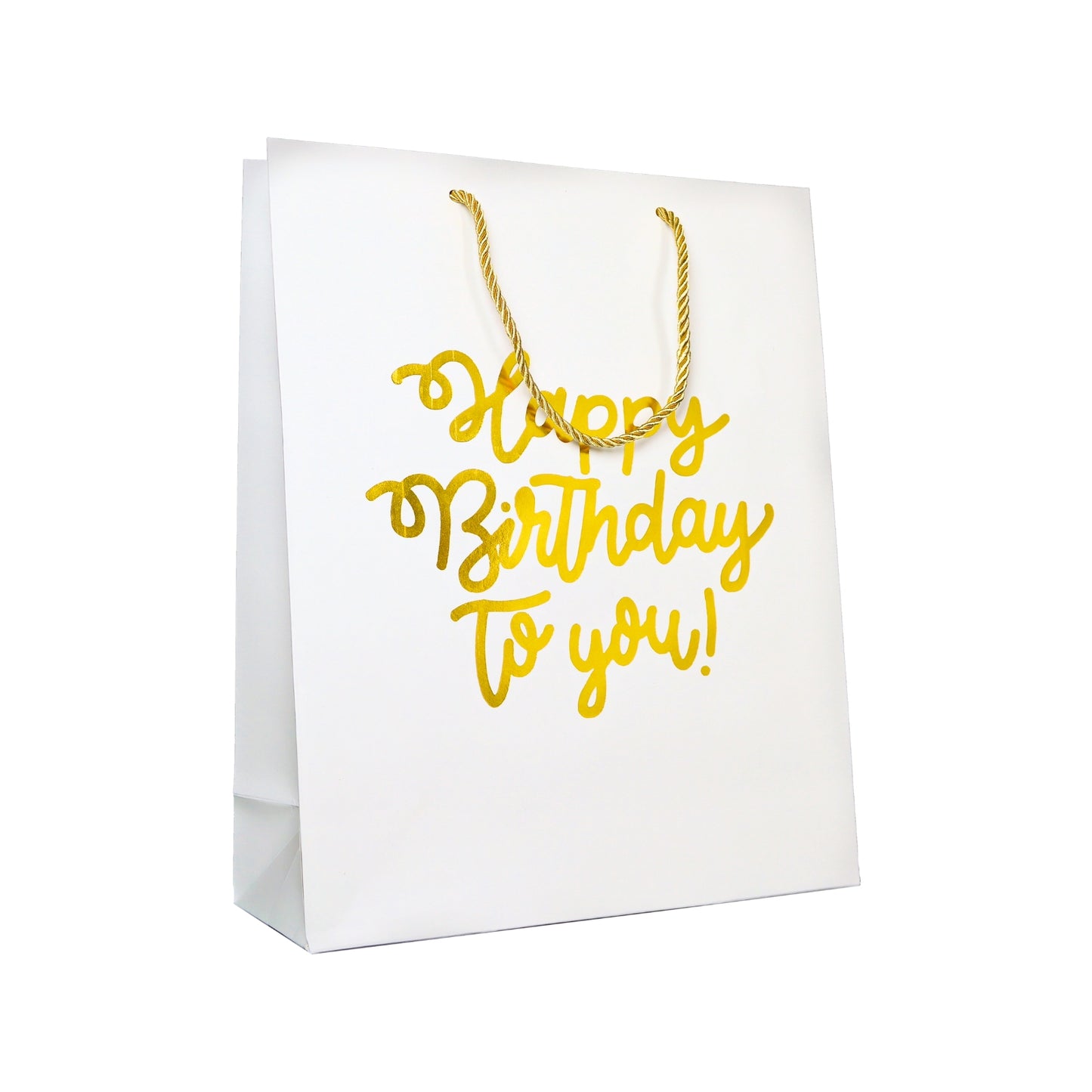 Bolsas Happy Birthday 32 X 26 X 10 Blanco