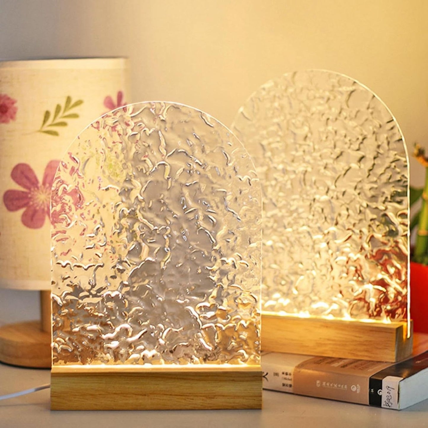 Lámpara Acrílica Led Pintura Van Gogh Diy