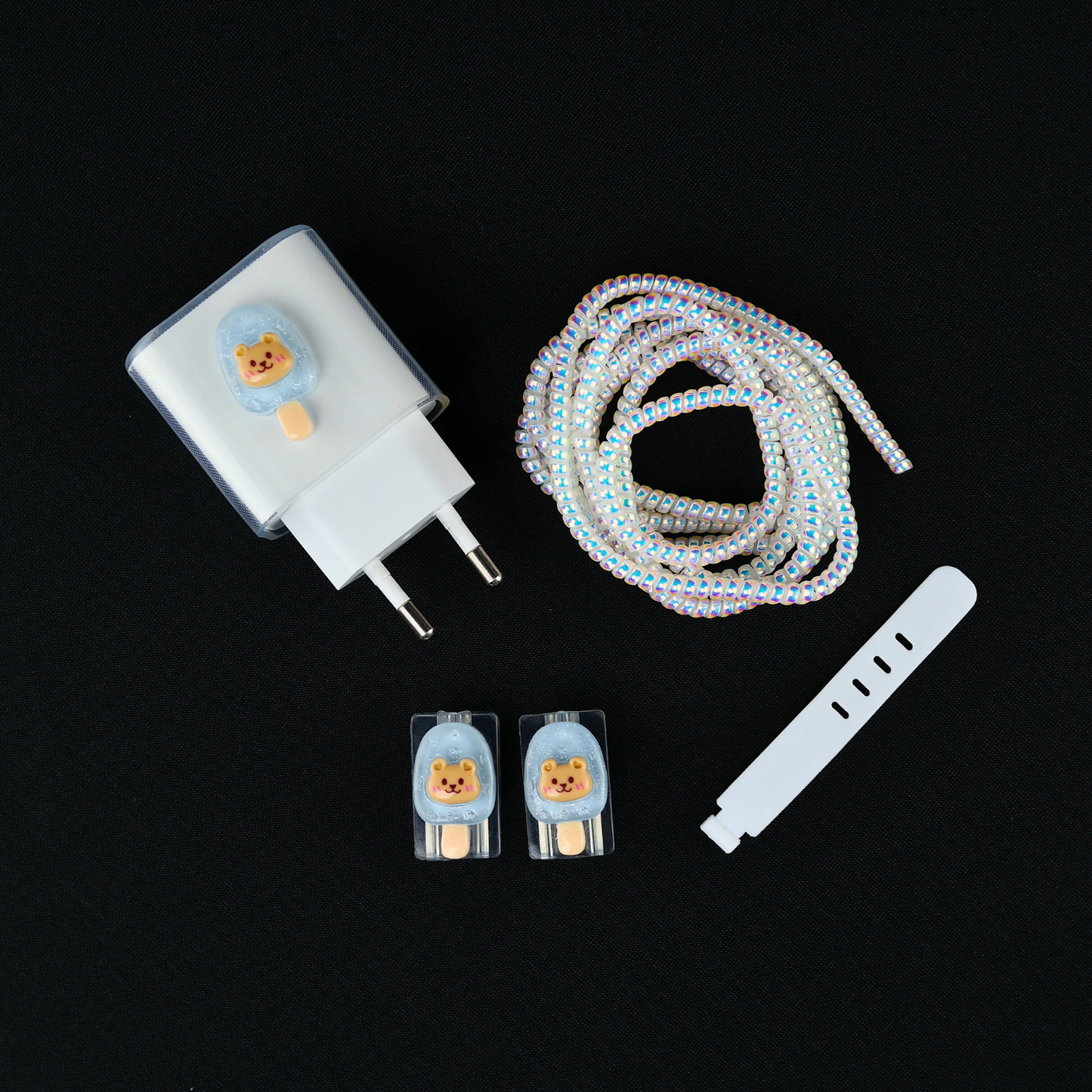Protector Cable Iphone Osito