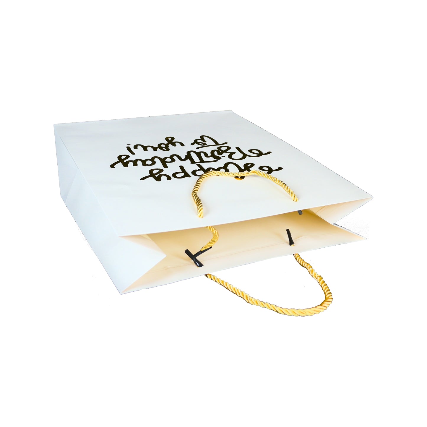 Bolsas Happy Birthday 32 X 26 X 10 Blanco