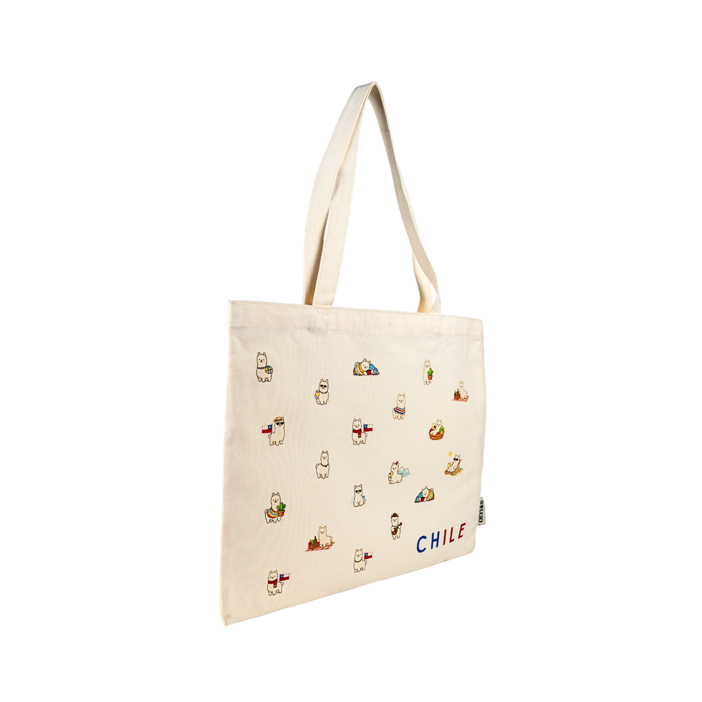 Bolsa De Lona Ecológica Diseño Llamitas