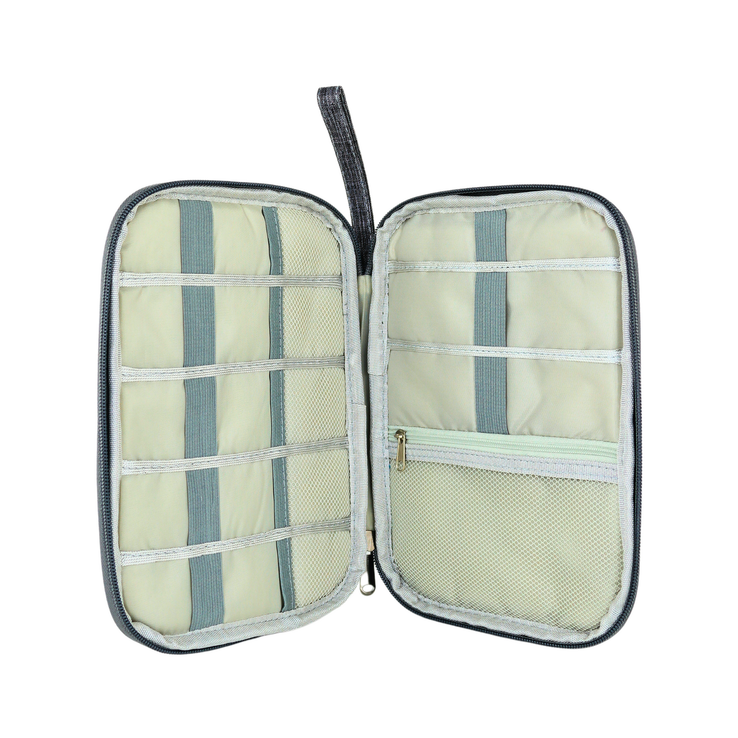 Bolso Organizador Para Cables De Viaje Gris