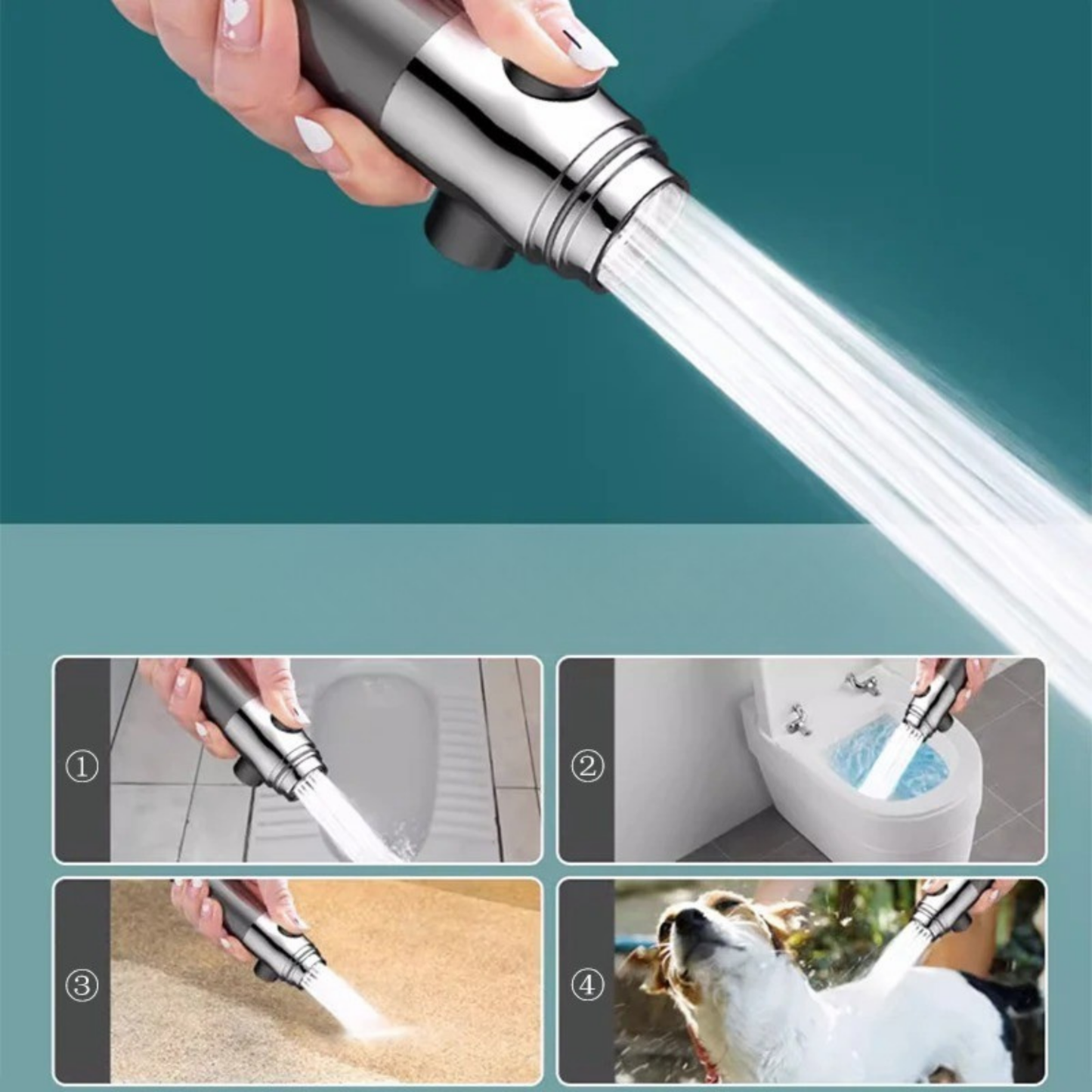 Cabezal de Ducha Set Masajeador Vigorizante Con Filtros