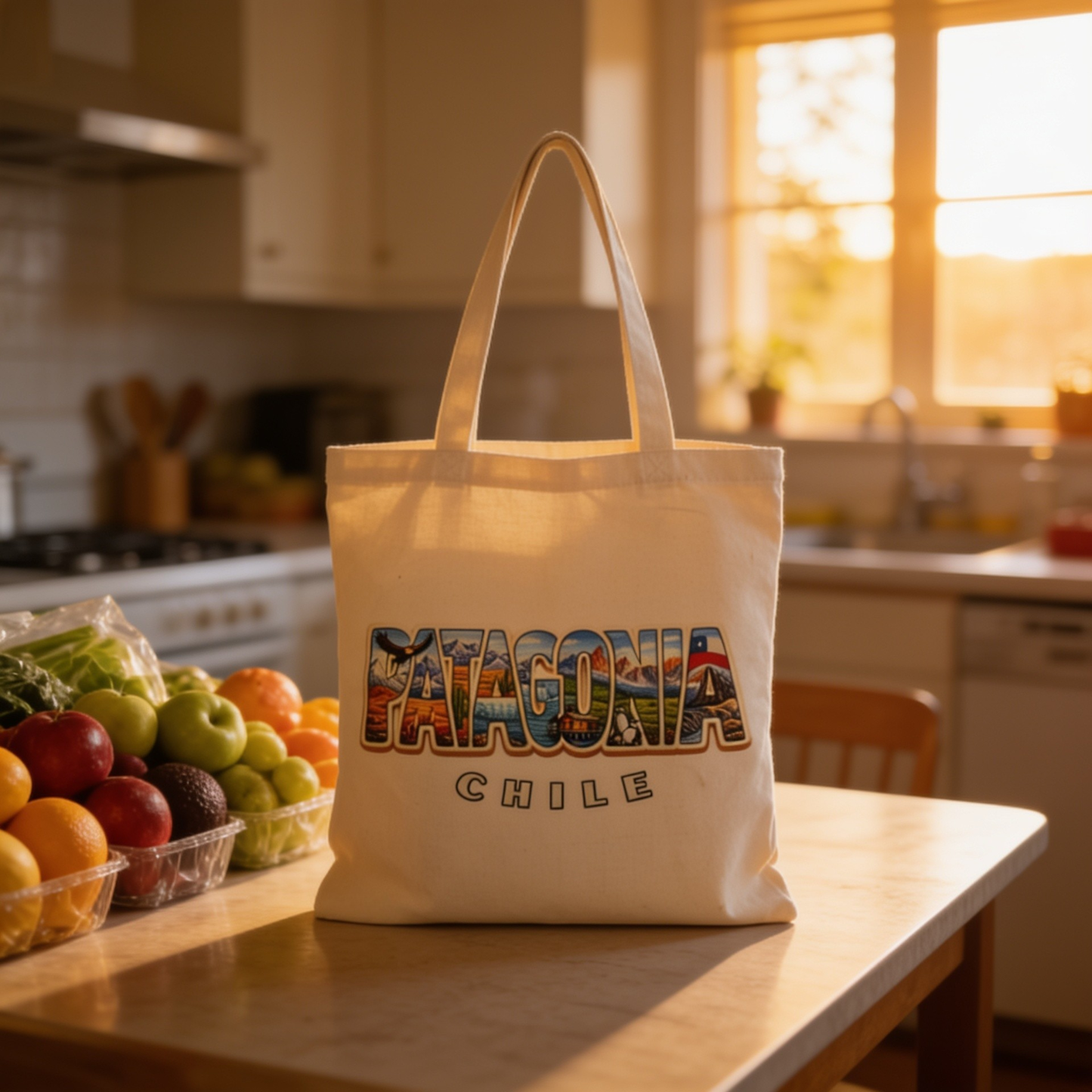 Bolsa De Lona Ecológica Reutilizable Patagonia