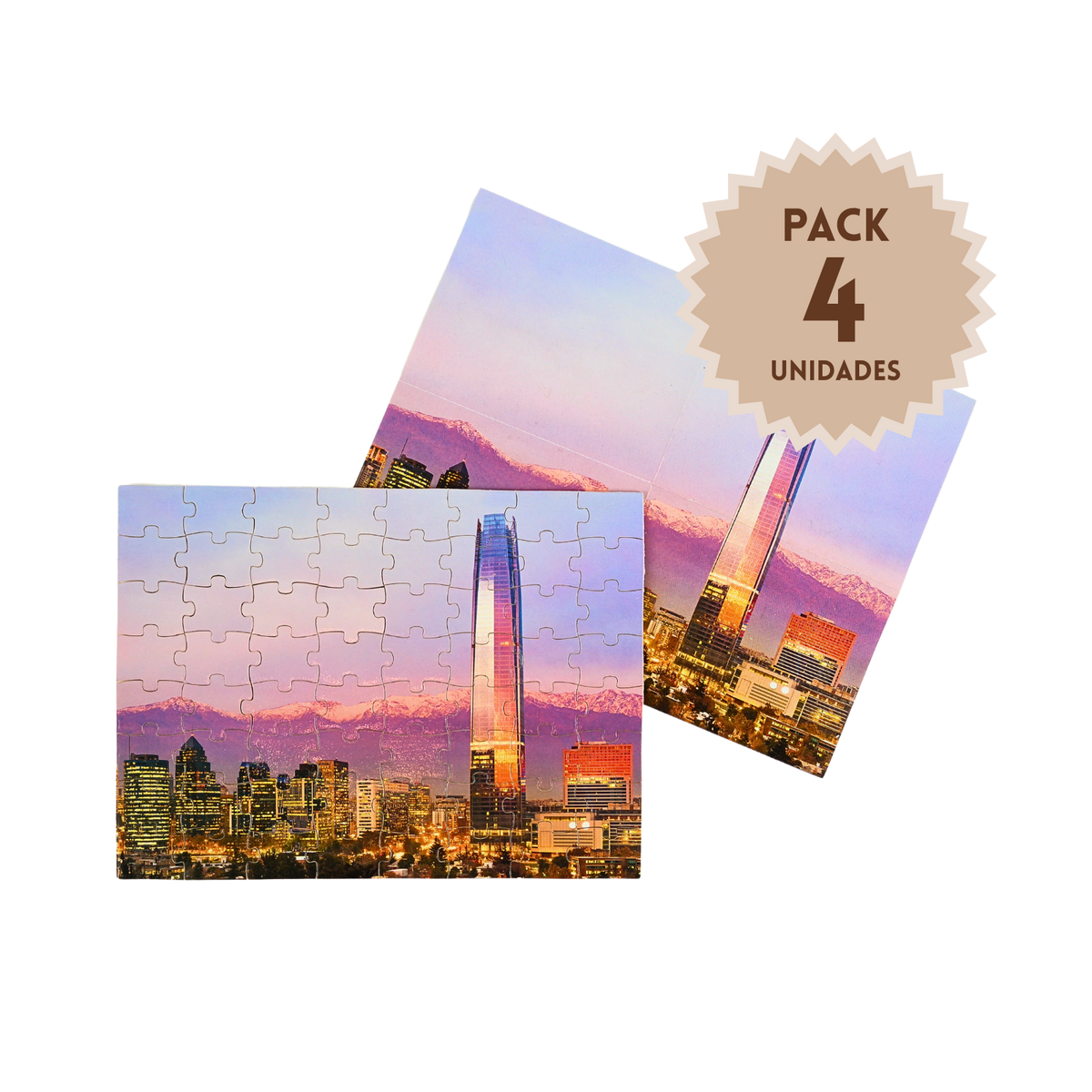 Pack 4 Puzzles Paisajes de Chile Costanera