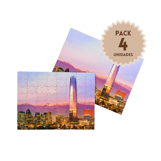 Pack 4 Puzzles Paisajes de Chile Costanera