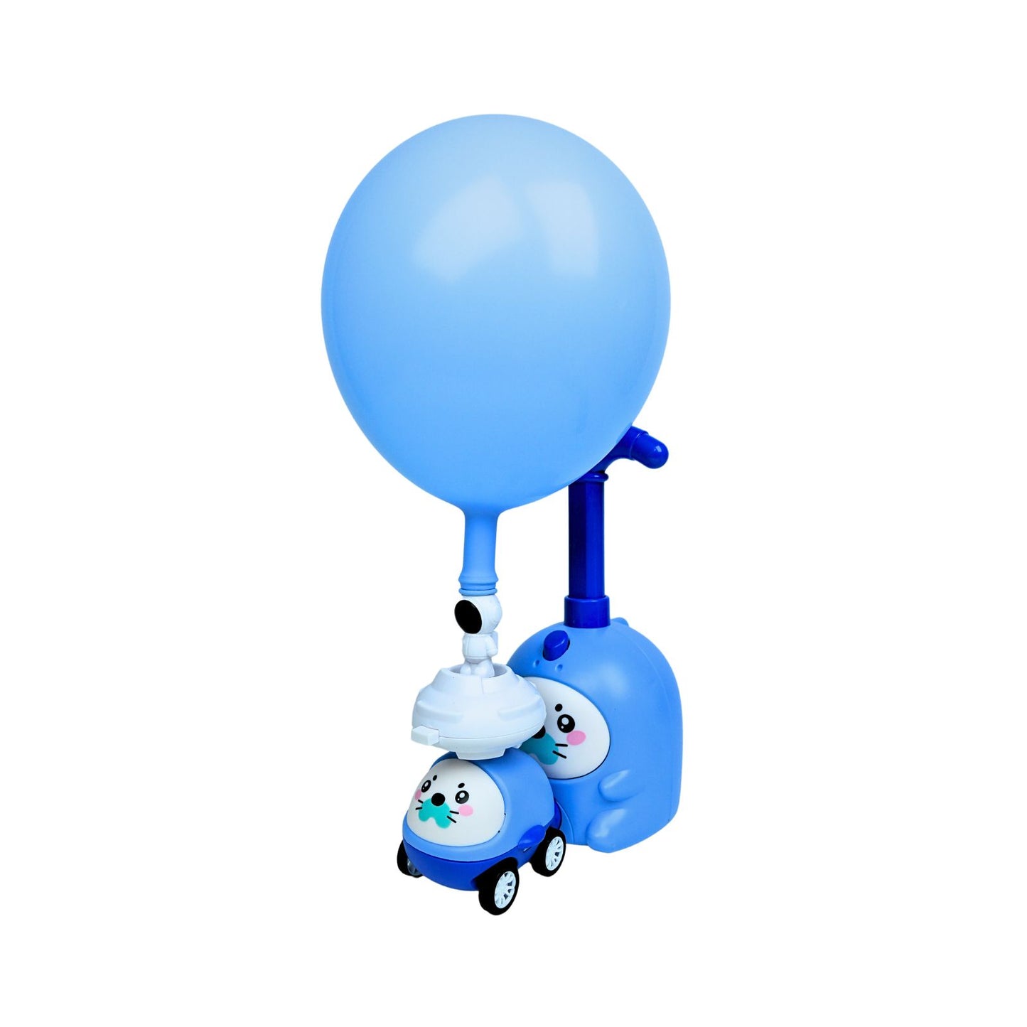 Bombín Lanzador De Astronauta Inflador de Globos Azul