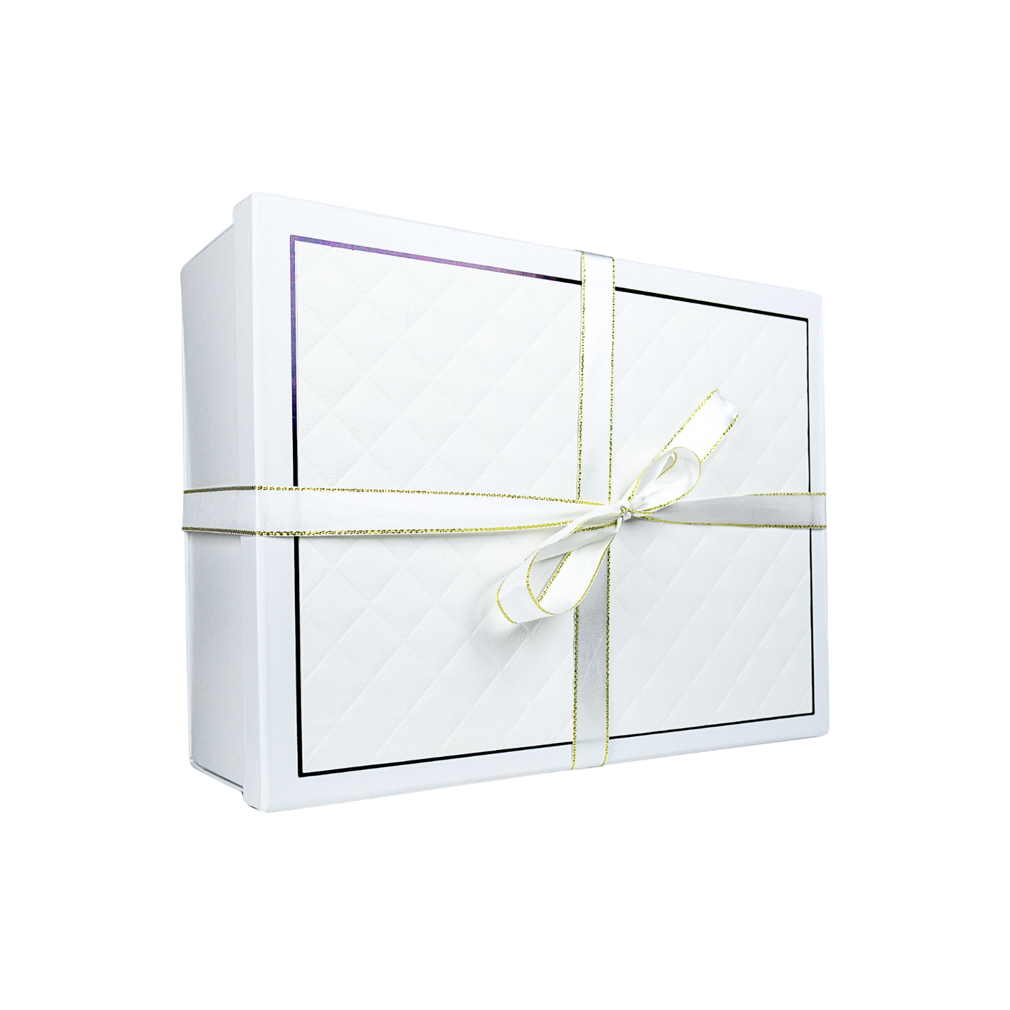 Gift Box Caja Para Regalos Con Tapa Y Cinta Talla XL Blanco