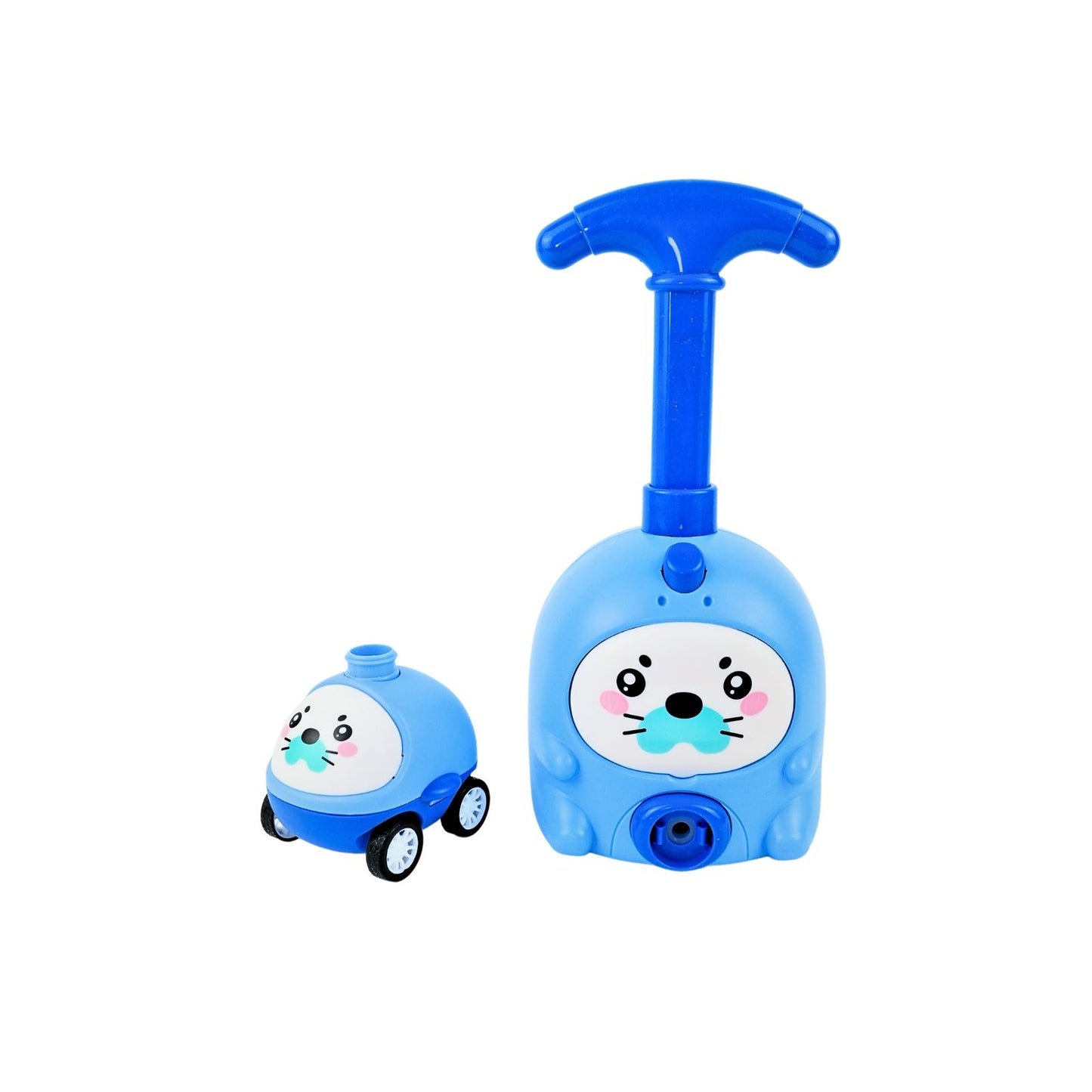 Bombín Lanzador De Autos Inflador de Globos Cute Azul