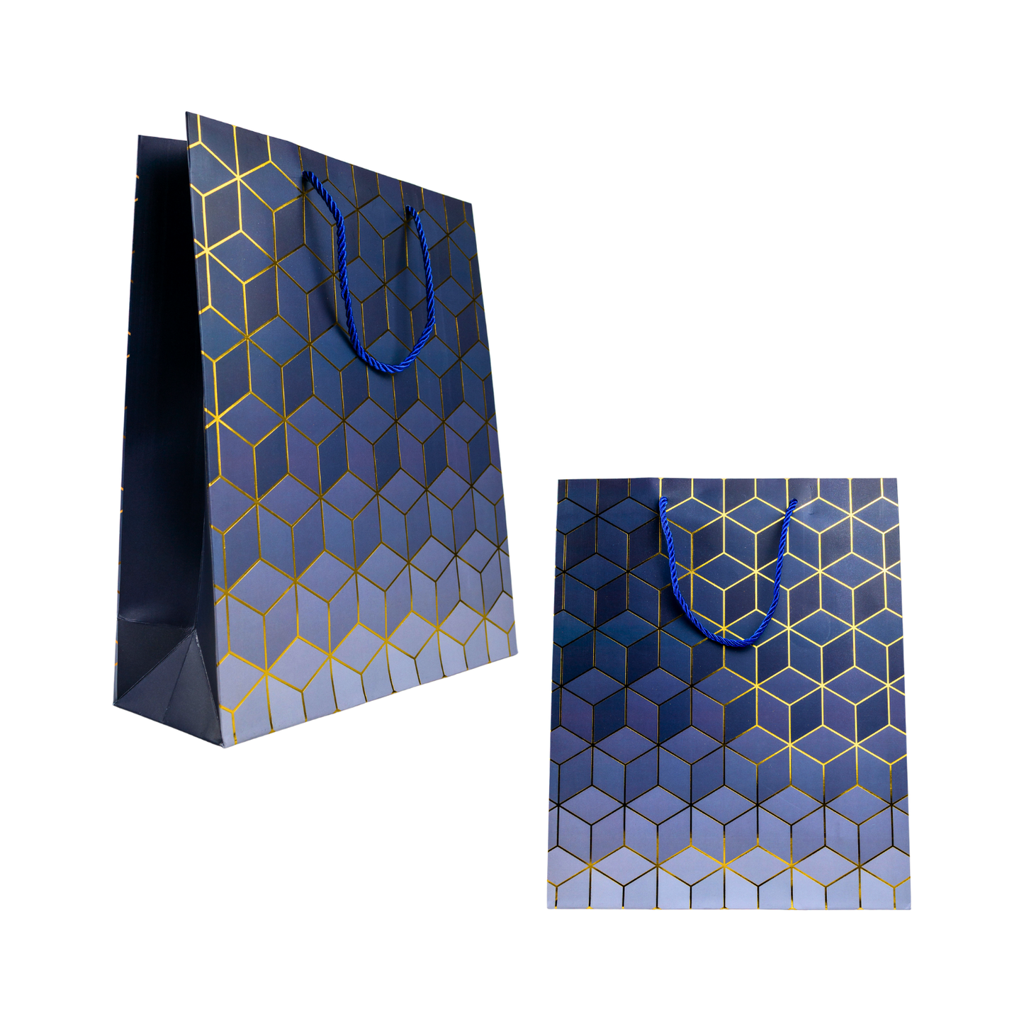 Bolsa de Regalo 32 X 26 X 10 CM Cubo Azul