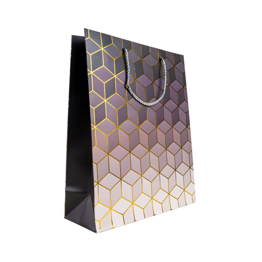 Bolsa de Regalo 32 X 26 X 10 CM Cubo Cafe