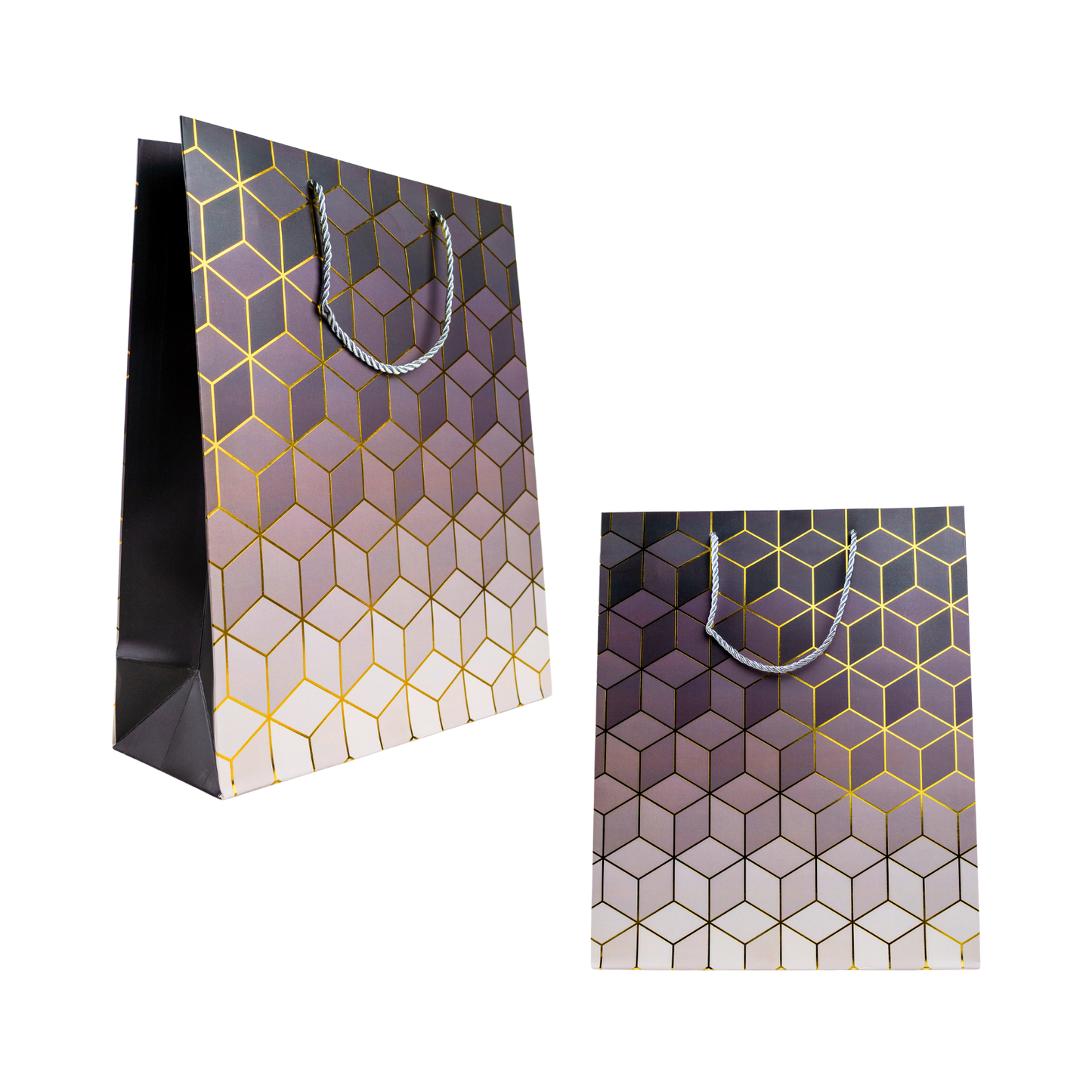 Bolsa de Regalo 32 X 26 X 10 CM Cubo Cafe