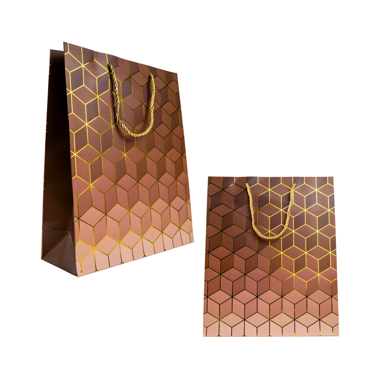 Bolsa de Regalo 32 X 26 X 10 CM Cubo Chocolate