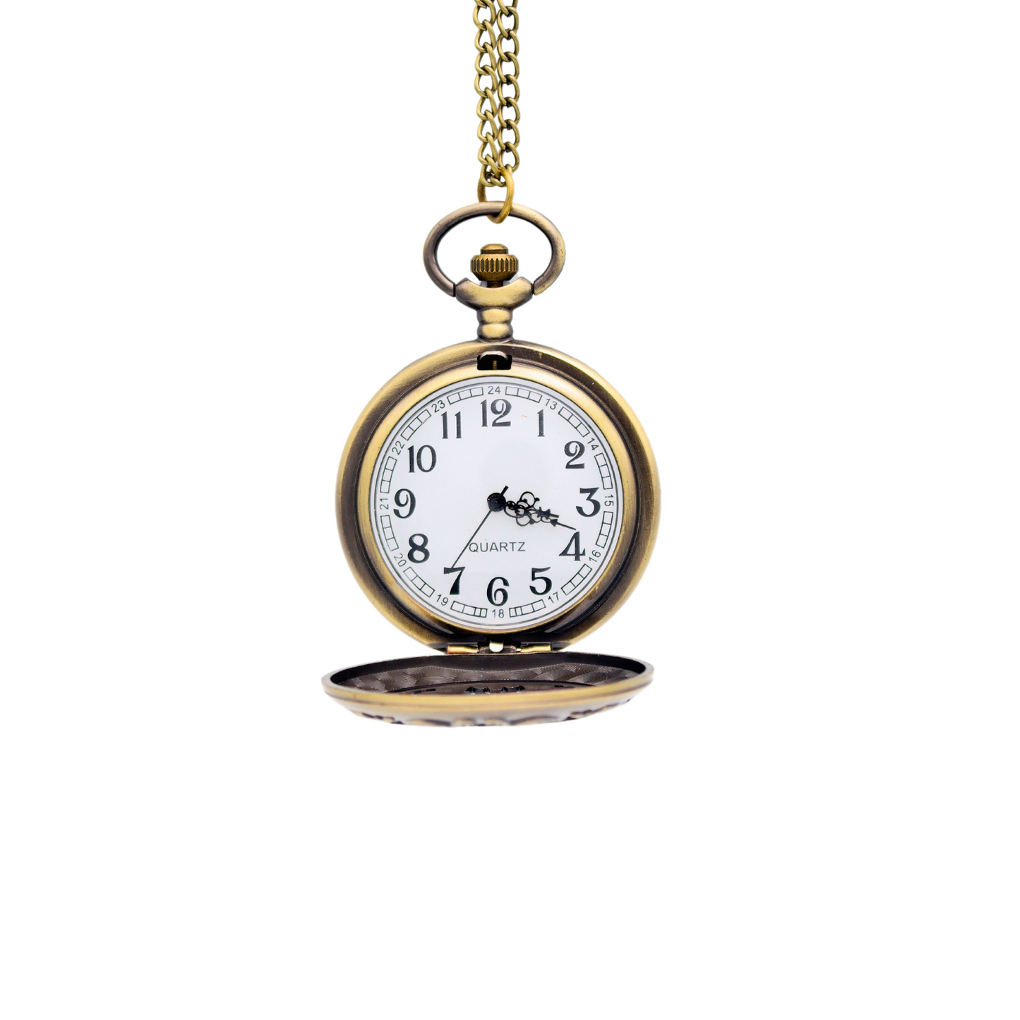 Reloj De Bolsillo Metálico Retro Dad