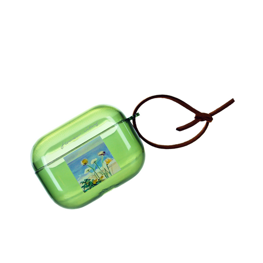 Funda Airpods Pro Dibujo Verde