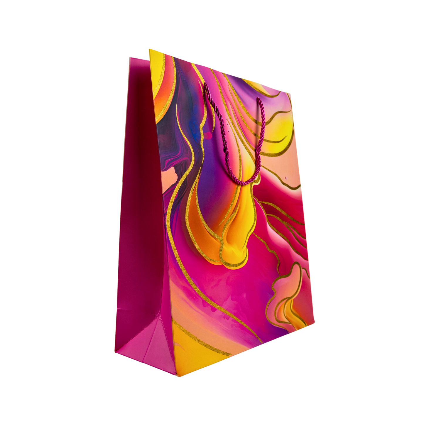 Bolsa de Regalo 32 X 26 X 10 CM Fluida Rosada