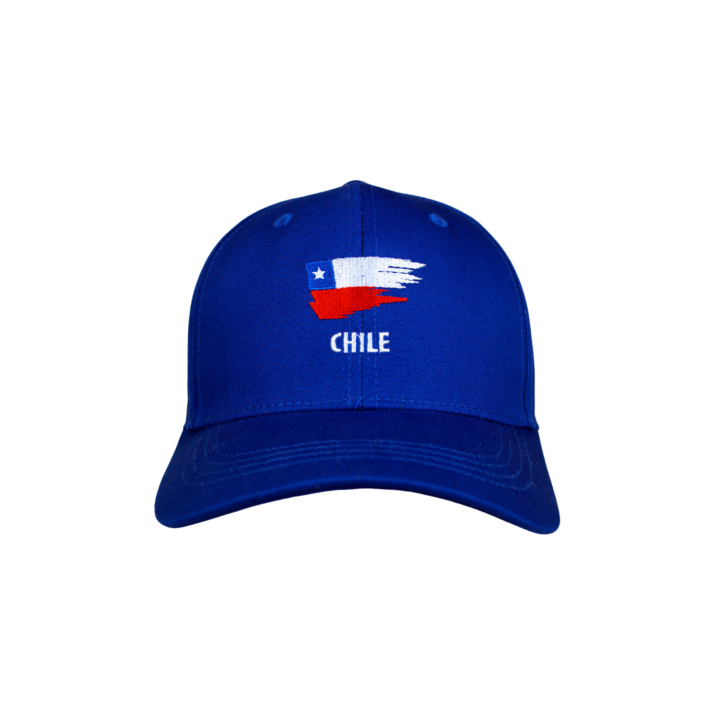 Jockey Chile Bordado Azul Bandera Pintada