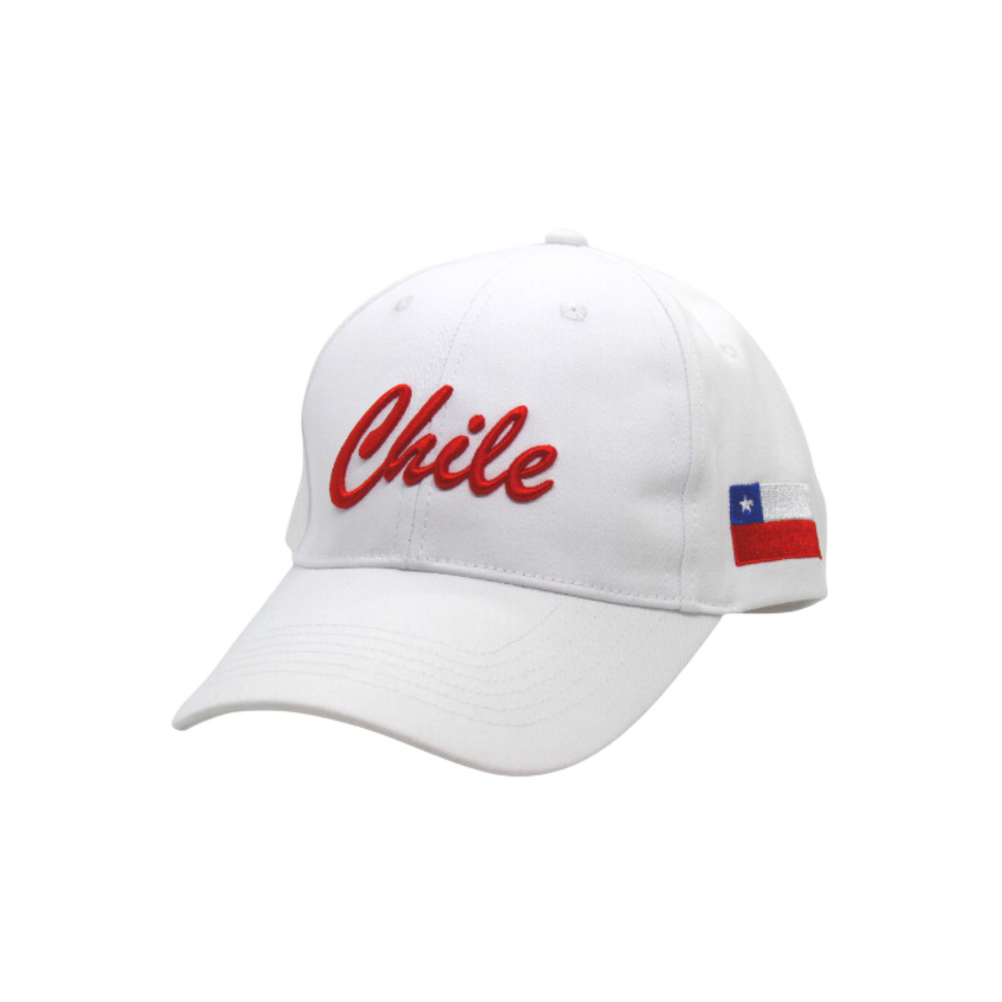 Jockey Chile Bordado Blanco Bandera
