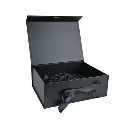 Gift Box Caja Para Regalos Con Tapa Premium Tamaño M Negro