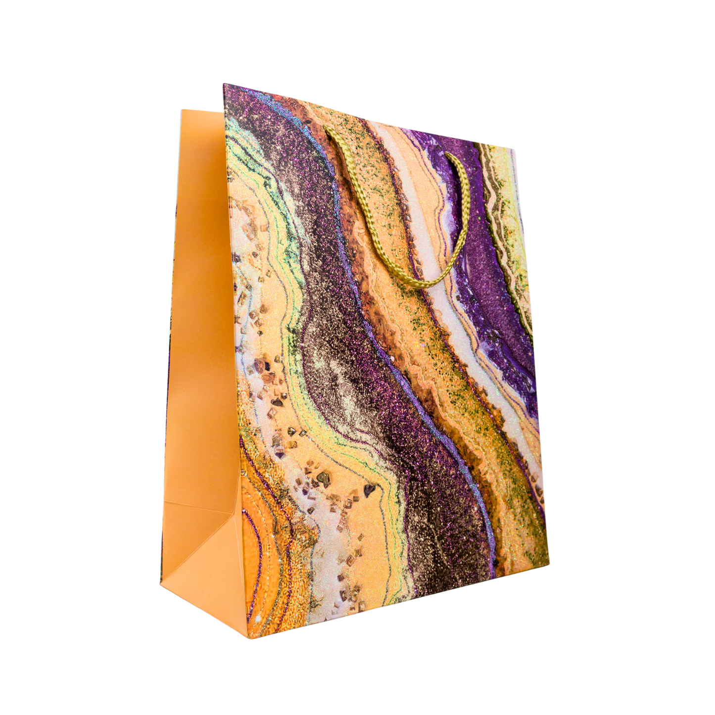 Bolsa de Regalo 32 X 26 X 10 CM Marmolada Amarillo