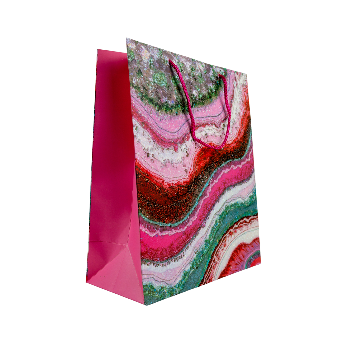 Bolsa de Regalo 32 X 26 X 10 CM Marmolada Rojo