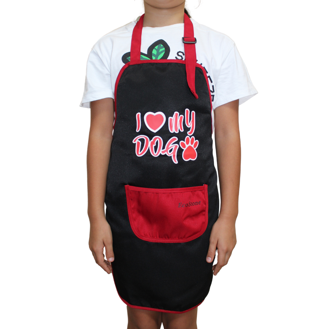 Delantal Para Niños "I Love My Dog"