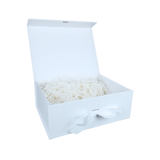 Gift Box Caja Para Regalos Con Tapa Premium Tamaño XL Blanco
