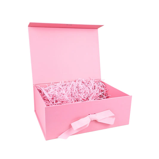Gift Box Caja Para Regalos Con Tapa Premium Tamaño XL Rosado