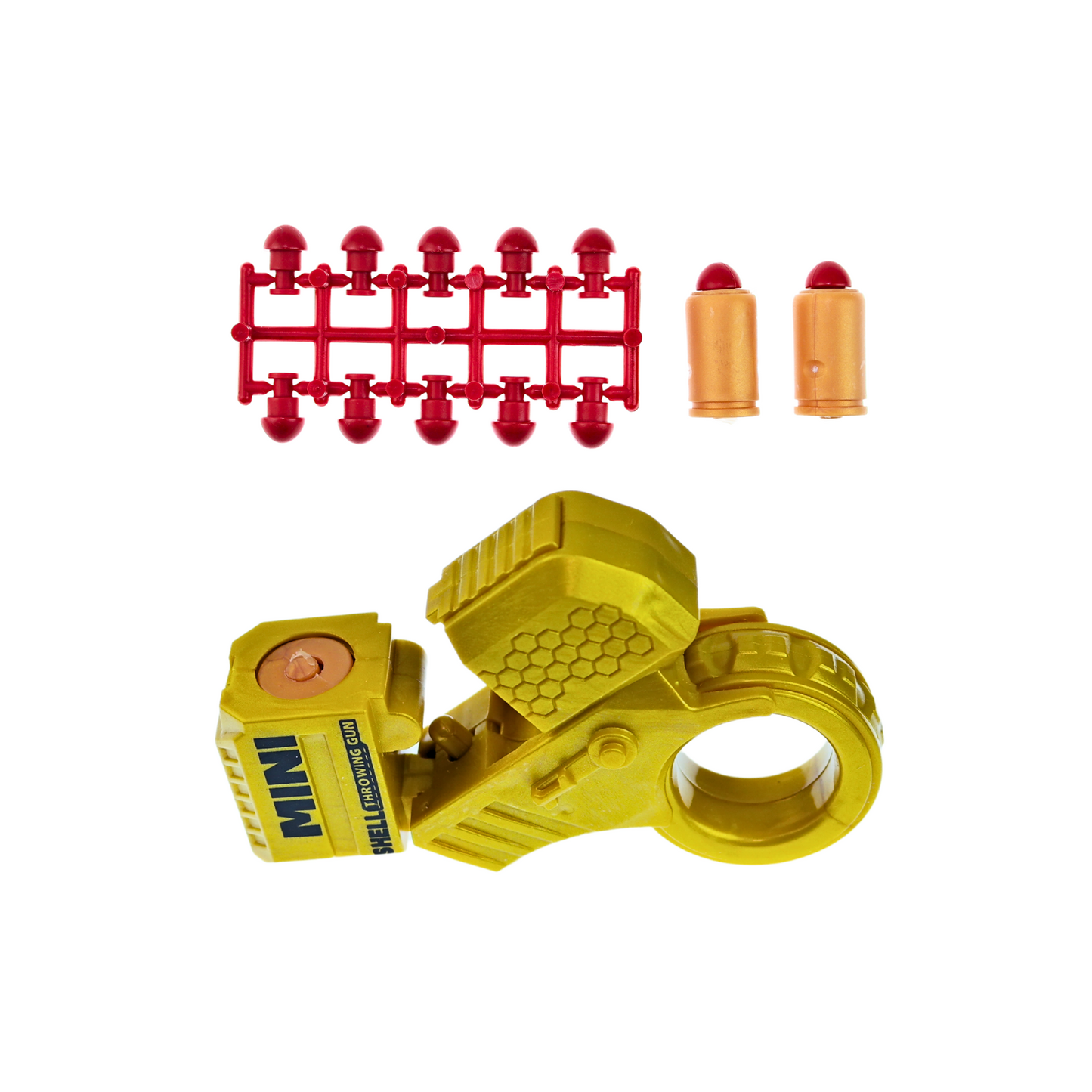 Juguete Fidget Mini Lanzador Anti Estrés Dorado