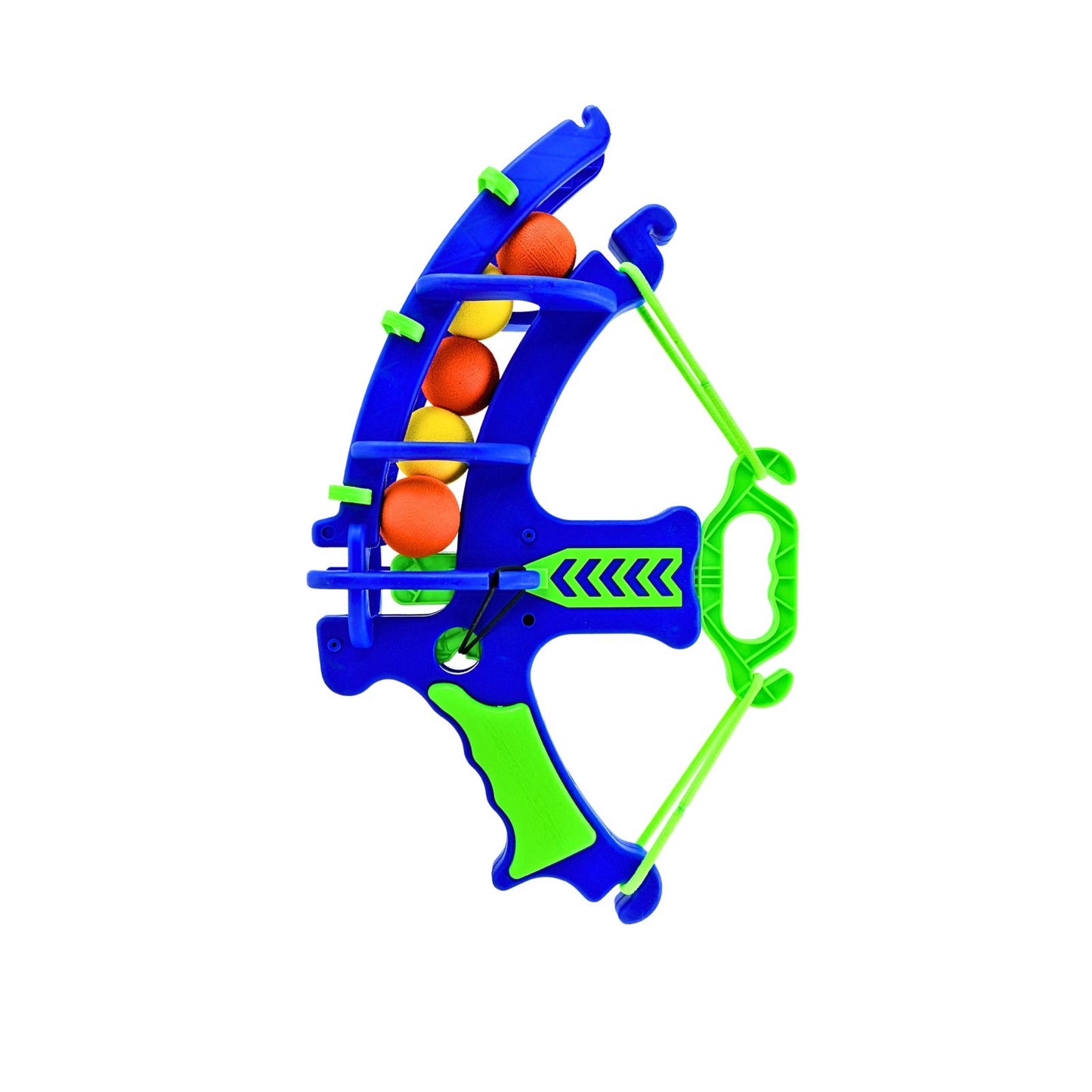 Juguete Arco Lanzador de Bolas Tiro al Blanco Azul