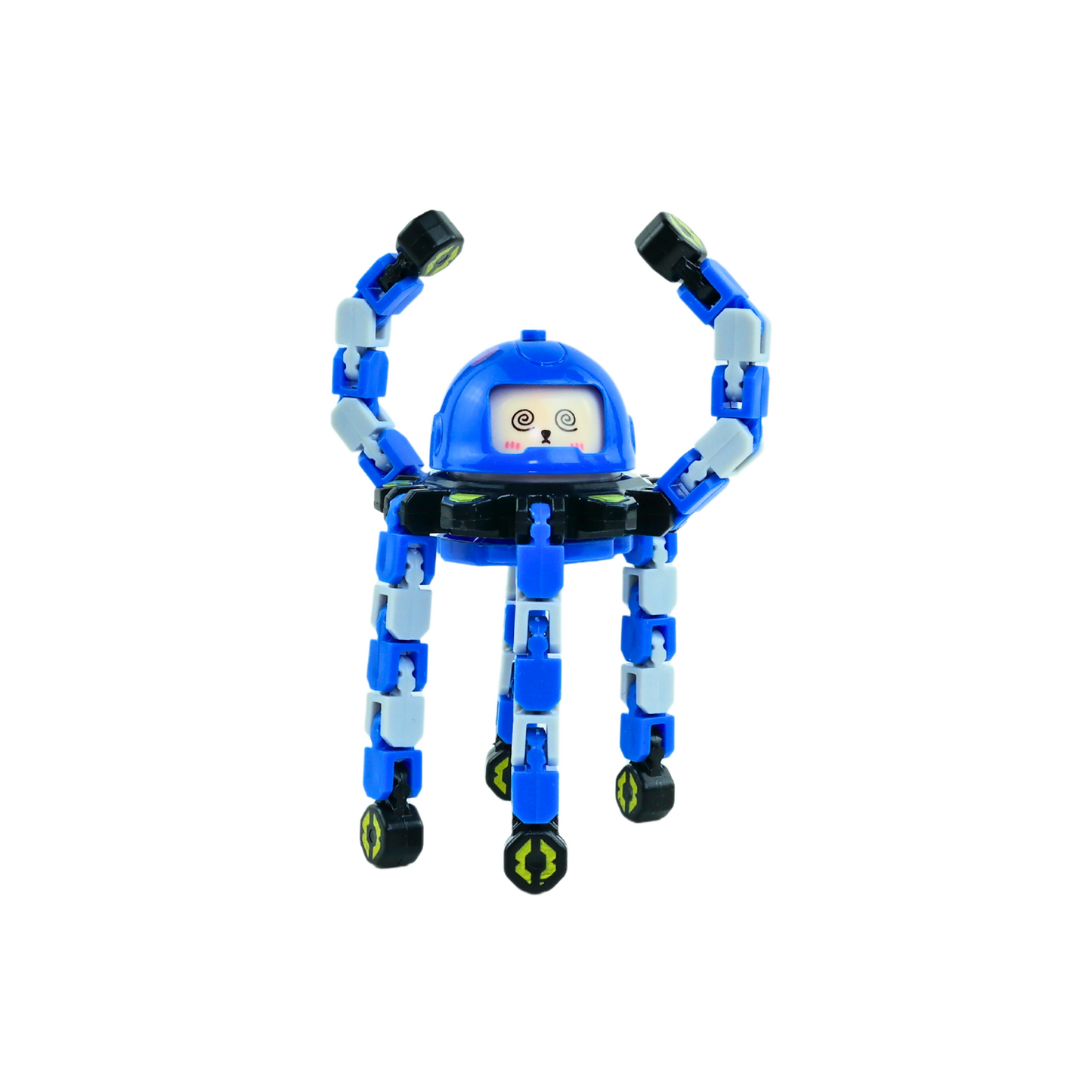 Juguete Fidget Spinner Transformable Antiestrés Azul