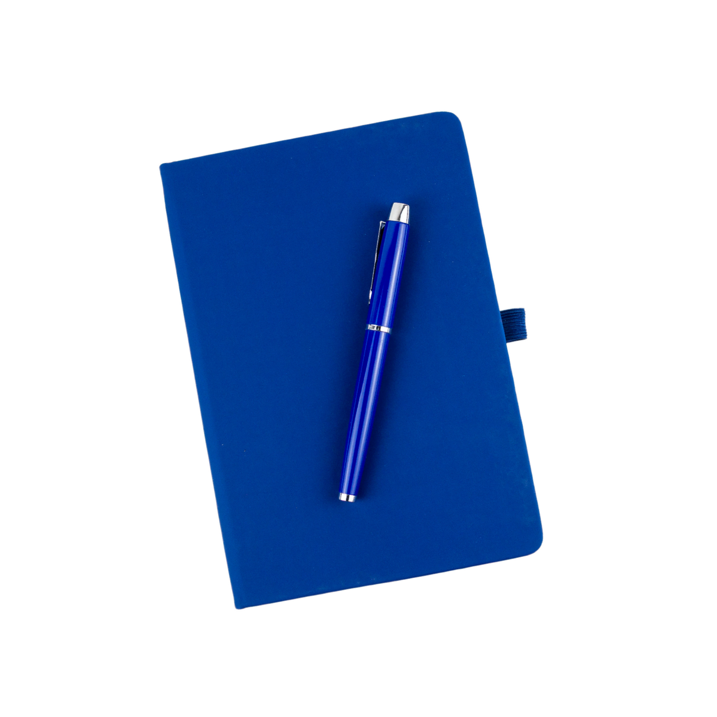 Agenda Block De Notas Mas Bolígrafos En Caja De Regalo Azul