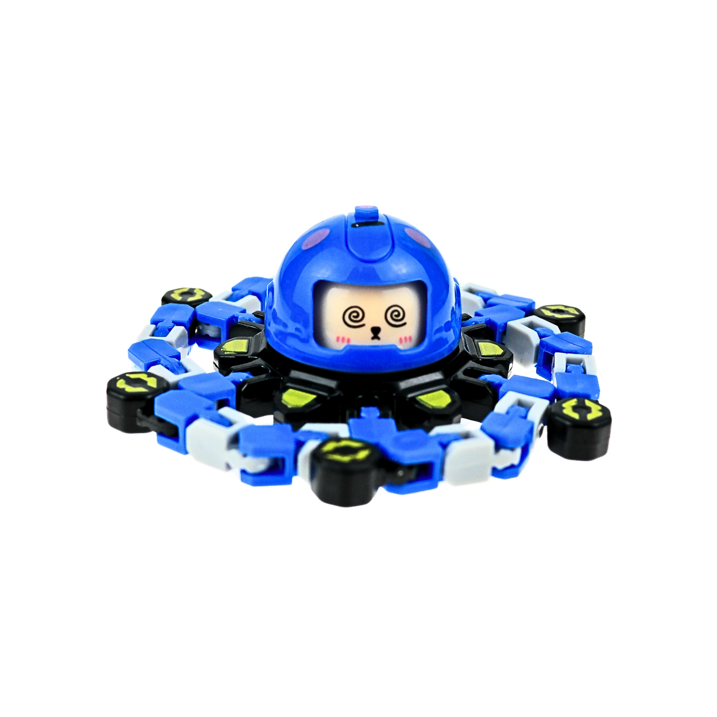 Juguete Fidget Spinner Transformable Antiestrés Azul