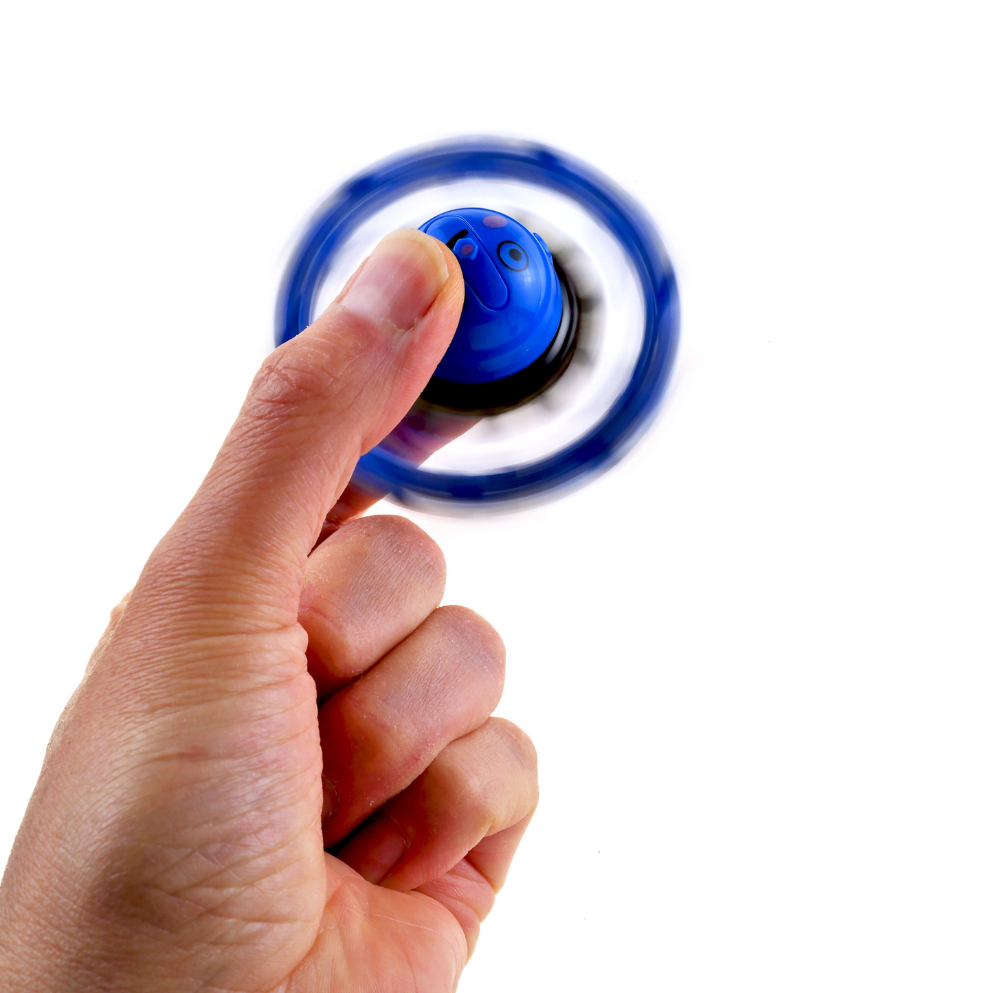 Juguete Fidget Spinner Transformable Antiestrés Azul