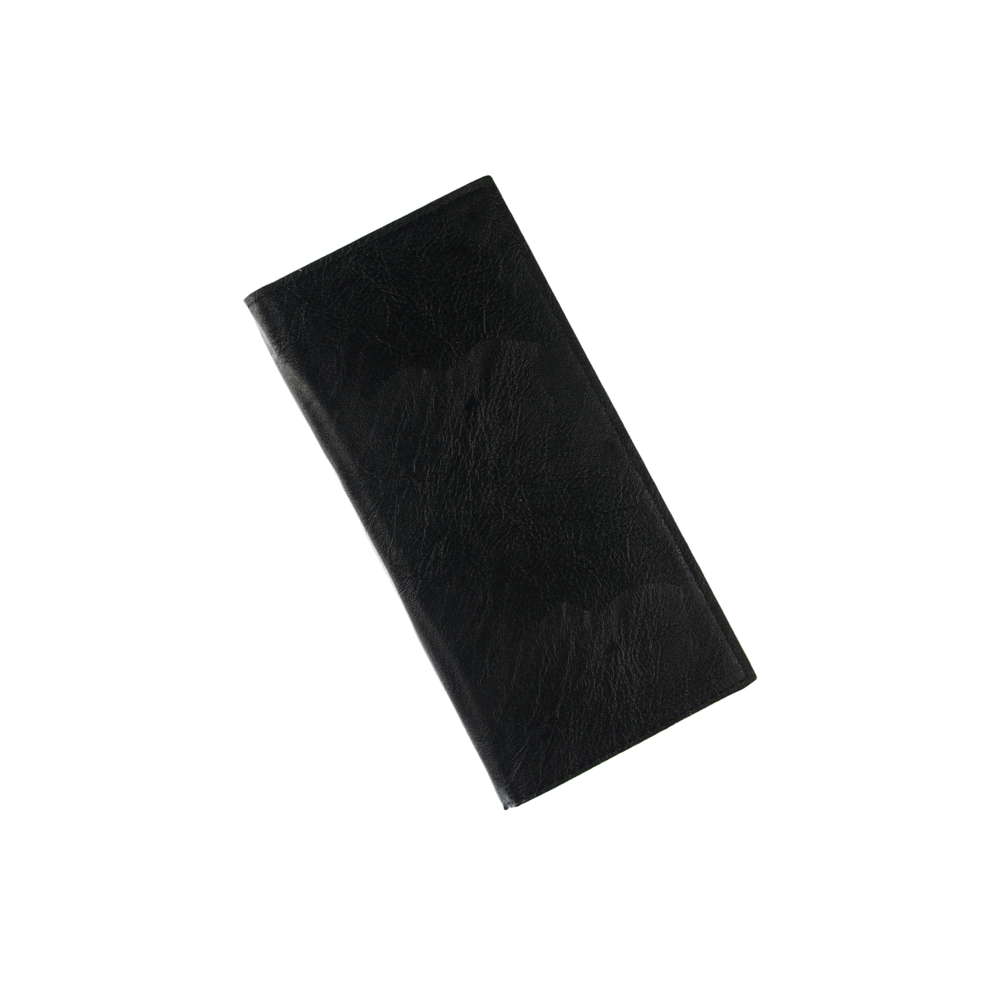 Billetera Tarjetera De Hombre Larga Ecocuero Negro