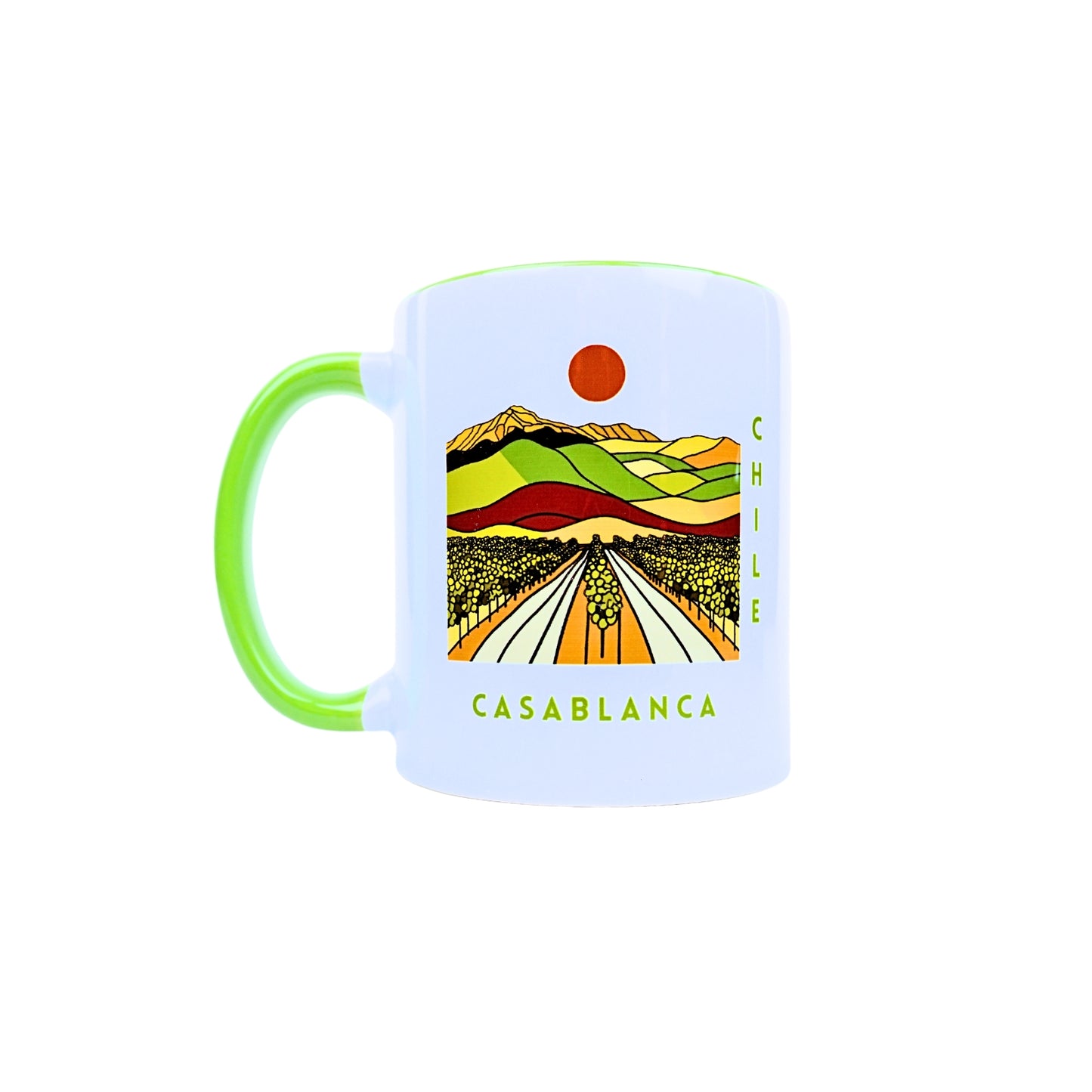 Taza De Cerámica Chile 300 Ml Casablanca