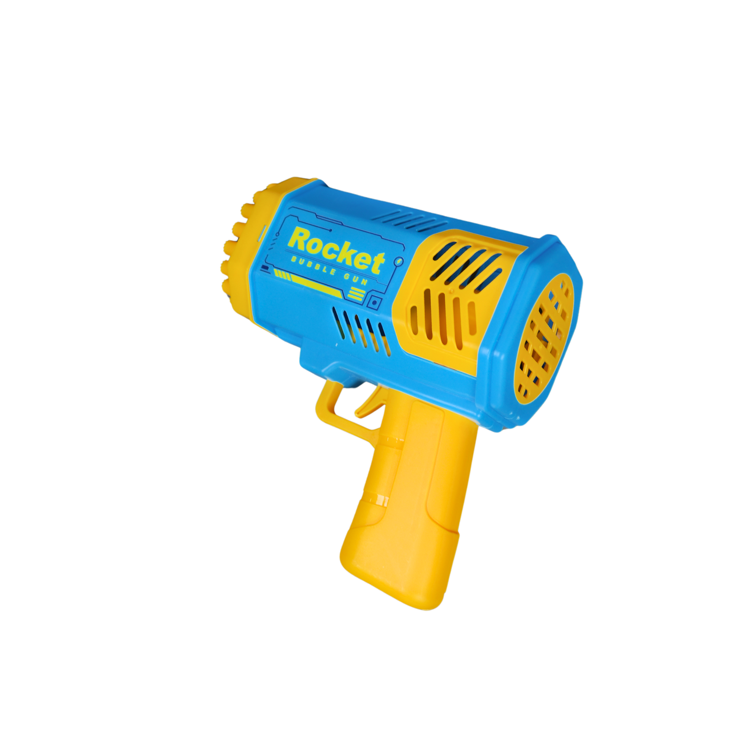 Lanzador De Burbujas LED Rocket Bubble Gun Azul